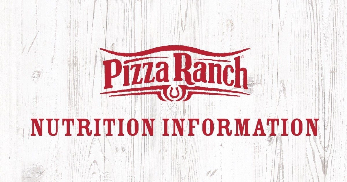 Nutrition and Allergens Pizza Ranch