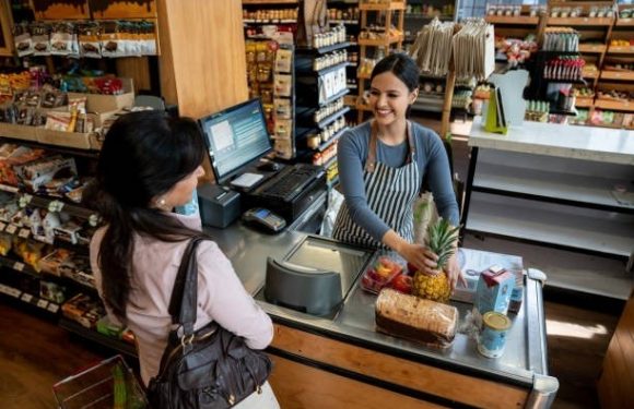 Grocery Checkout Line