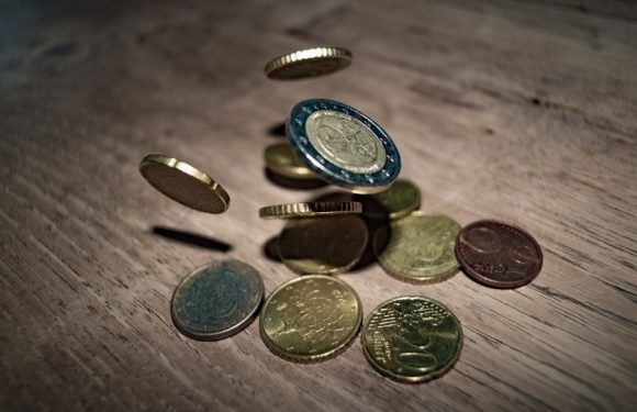 Pile of coins