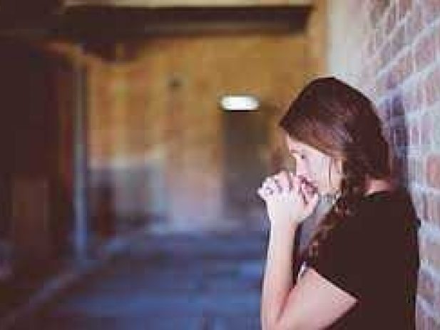 Woman praying