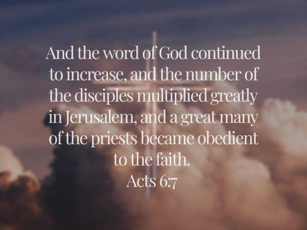 Acts 6:7 text