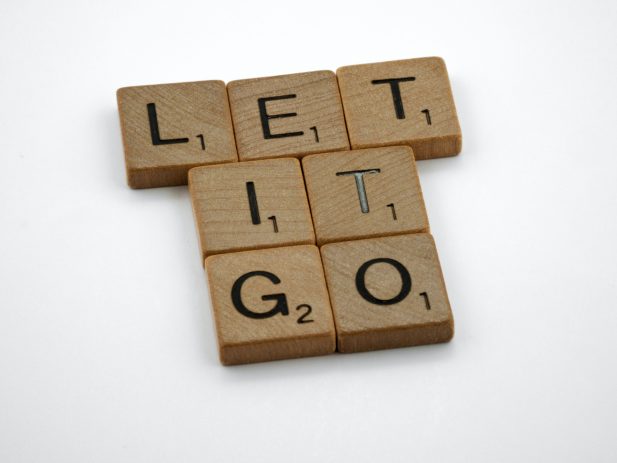 LET IT GO - Scrabble Letters