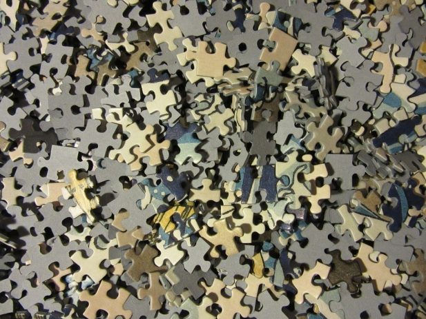 Pile of Puzzle Pieces