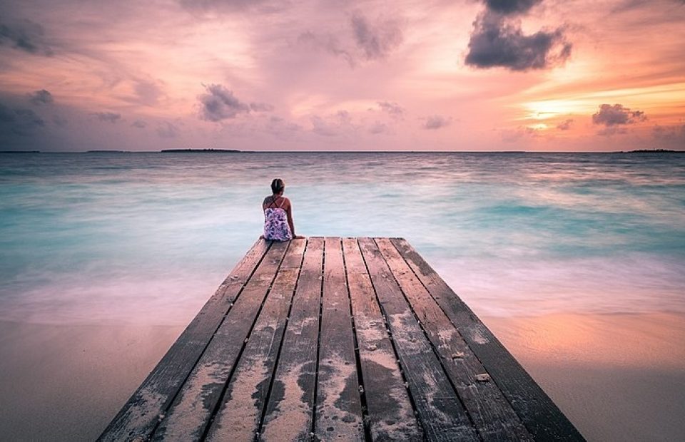 800px Peaceful Sunset Maldives