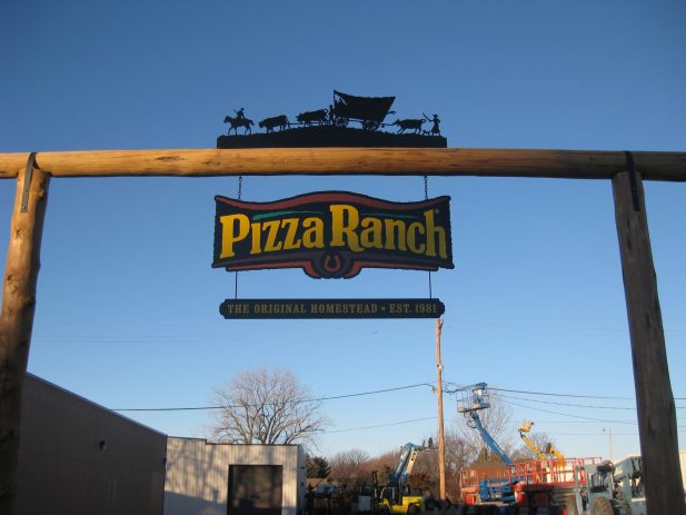 Sign by the restaurant. Original Homestead est. 1981.