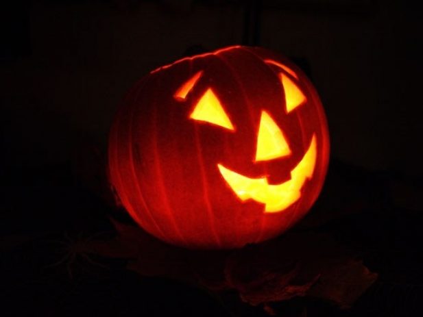 Glowing Jack O Lantern